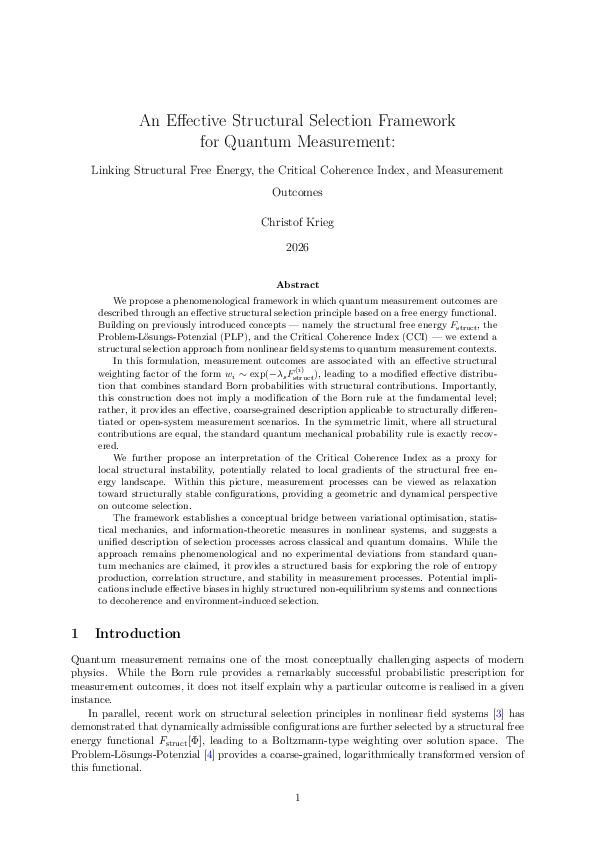 (PDF) An Effective Structural Selection Framework Linking Structural ...