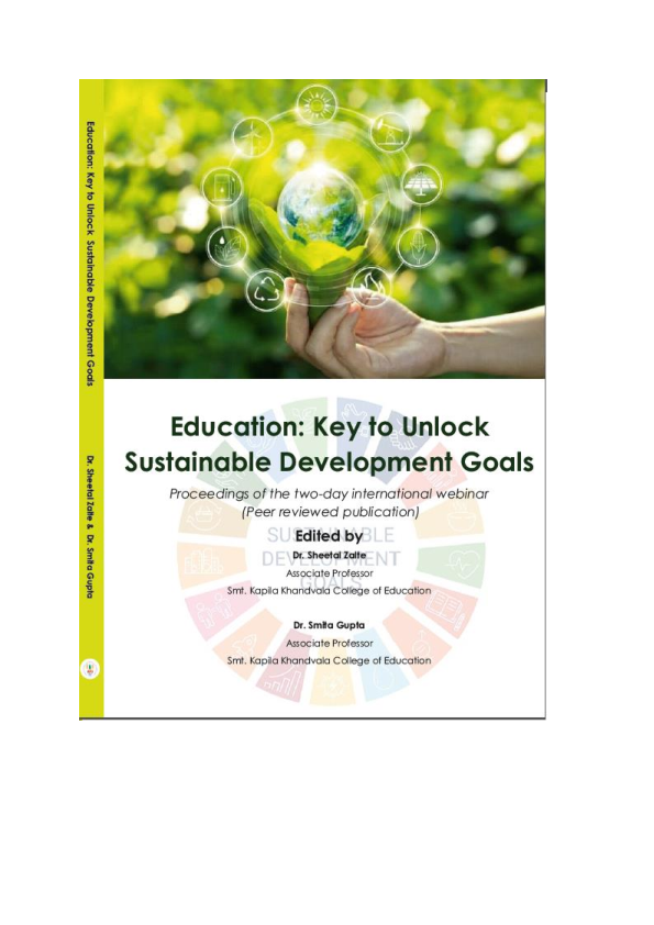 (PDF) Education: Key to Unlock Sustainable Development Goals