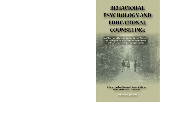 (PDF) BEHAVIORAL PSYCHOLOGY and EDUCATIONAL COUNSELING