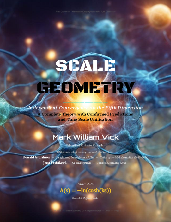 (PDF) SCALE GEOMETRY - Independent Convergence on the Fifth Dimension A ...