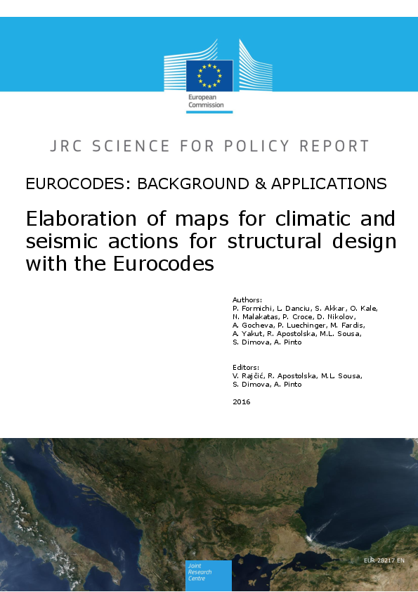 (PDF) EUROCODES: BACKGROUND & APPLICATIONS: Elaboration of maps for ...