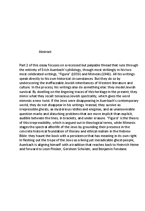 (PDF) When Is Philology Made Jewish? The Example of Erich Auerbach, Part 2