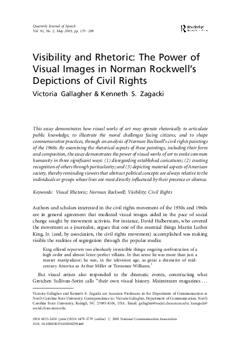 (PDF) Visibility and Rhetoric: The Power of Visual Images in Norman ...