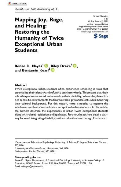 (PDF) Mapping Joy, Rage, and Healing: Restoring the Humanity of Twice ...