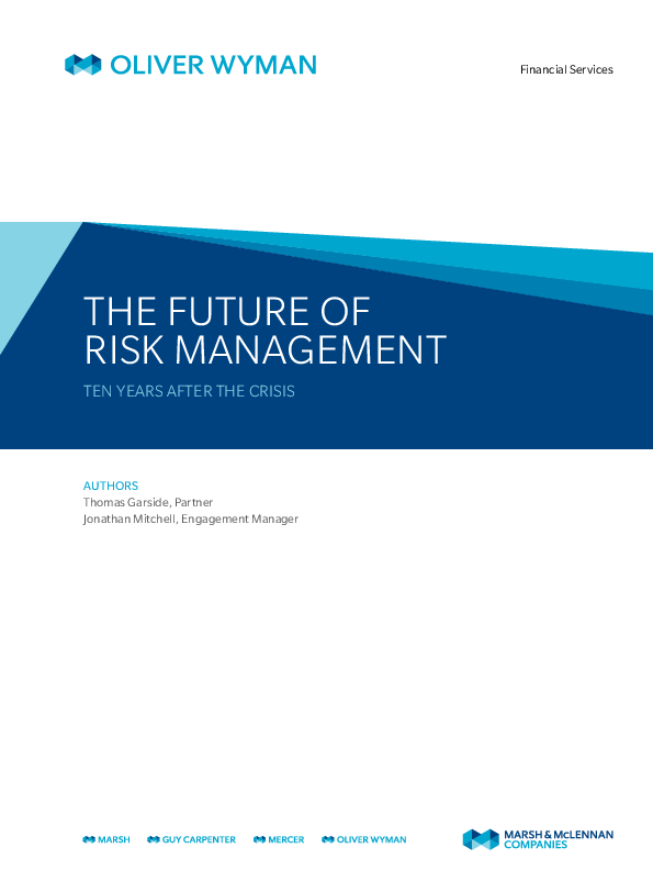 (PDF) The future of risk management