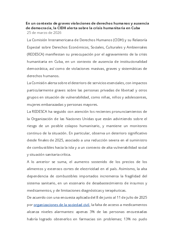 (PDF) En un contexto de graves violaciones de derechos humanos y ...