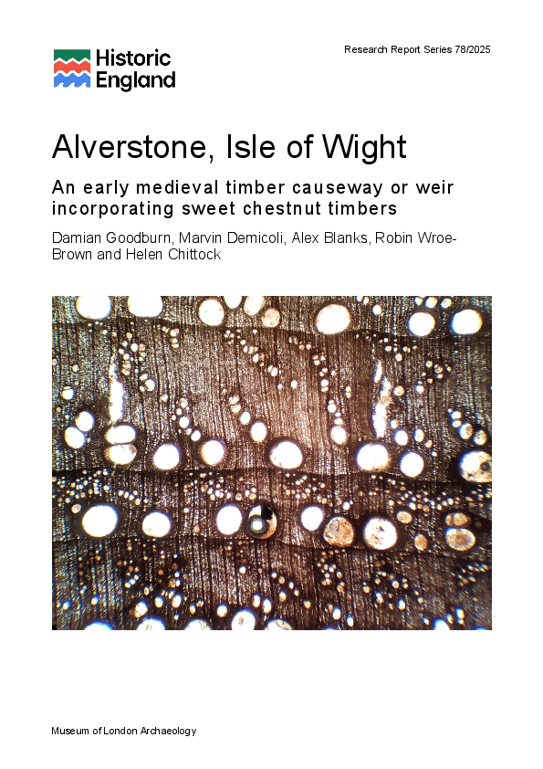 (PDF) Alverstone, Isle of Wight An early medieval timber causeway or ...