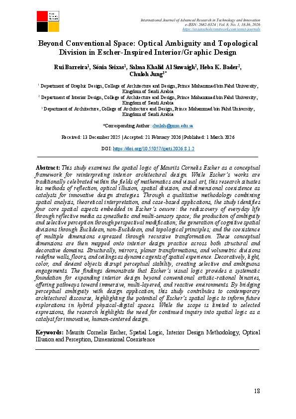 (PDF) Beyond Conventional Space: Optical Ambiguity and Topological ...