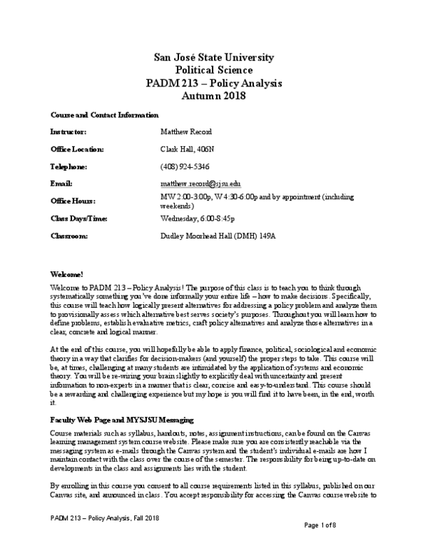 (PDF) A Practical Guide for Policy Analysis: The Eightfold Path to More ...