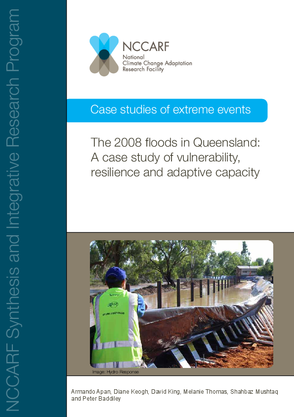 (PDF) The 2008 floods in Queensland: a case study of vulnerability ...