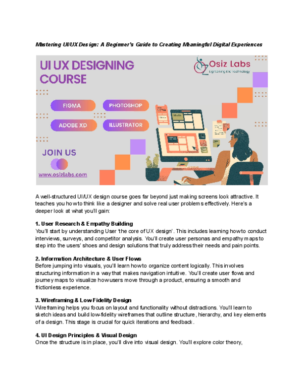 (PDF) UI UX DESIGNING COURSE