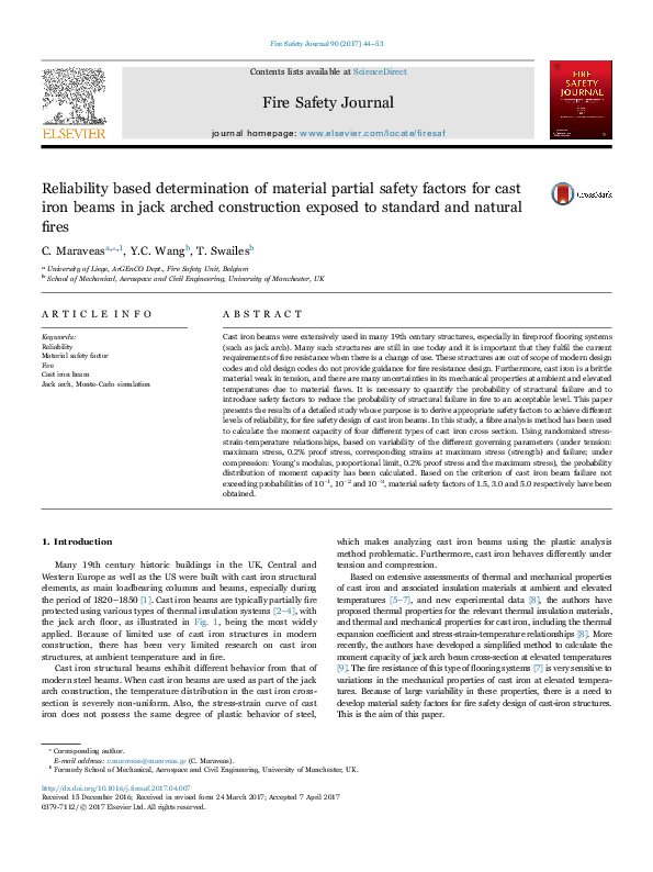(PDF) Reliability based determination of material partial safety ...