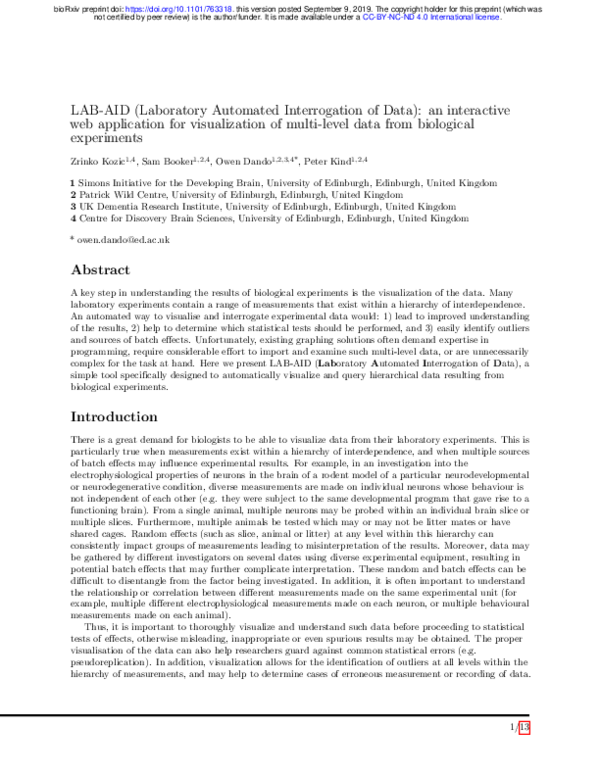 (PDF) An interactive web-based tool for multi-scale physiological data ...