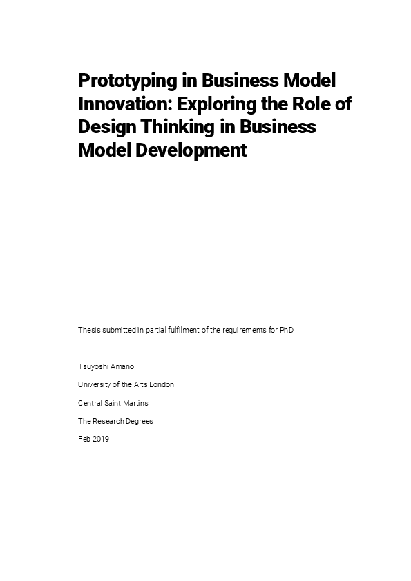 (PDF) Prototyping in Business Model Innovation: Exploring the Role of ...