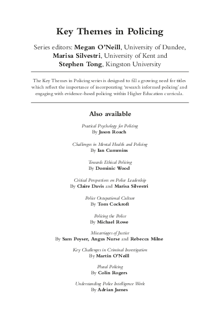 (PDF) Front Matter