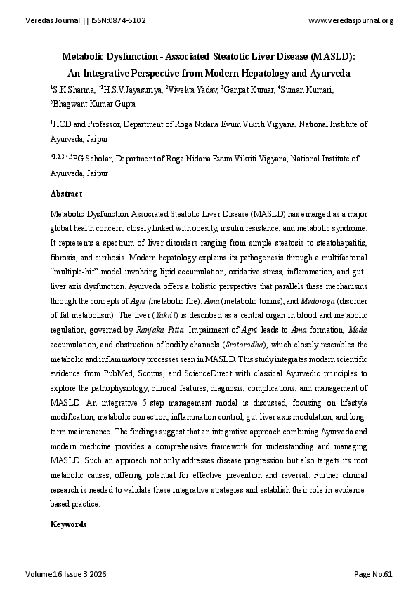 (PDF) Metabolic Dysfunction -Associated Steatotic Liver Disease (MASLD ...