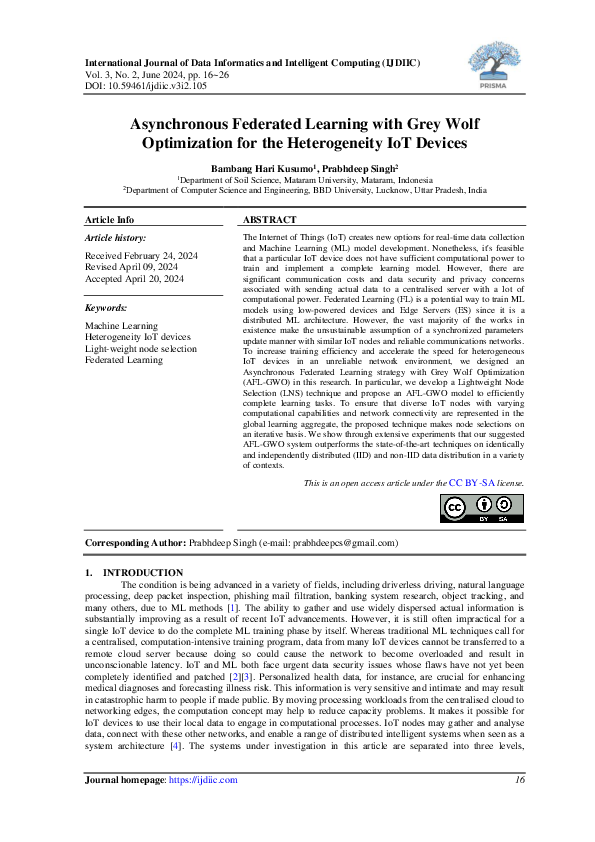 (PDF) Asynchronous Federated Learning with Grey Wolf Optimization for ...
