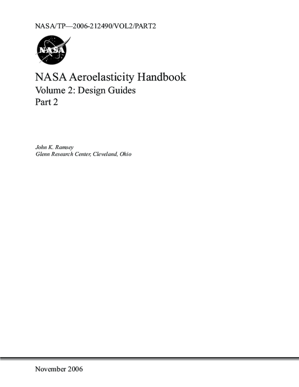 (PDF) NASA Aeroelasticity Handbook Volume 2: Design Guides Part 2