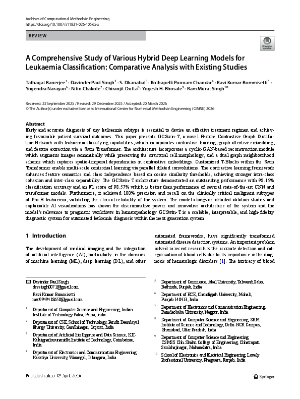 (PDF) A Comprehensive Study of Various Hybrid Deep Learning Models for ...