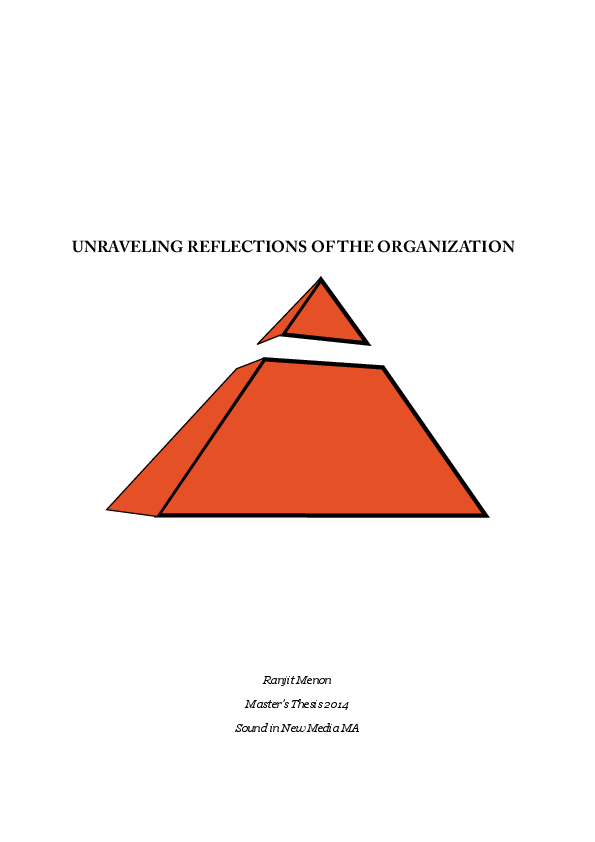 (PDF) Unraveling reflections of the organization