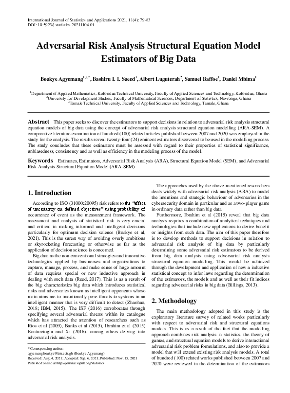 (PDF) Adversarial Risk Analysis Structural Equation Model Estimators of ...