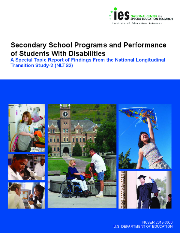 (PDF) Secondary School Programs and Performance of Students With ...