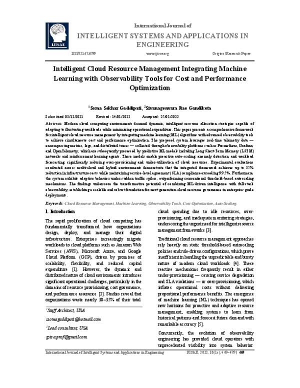 (PDF) INTELLIGENT SYSTEMS AND APPLICATIONS IN ENGINEERING