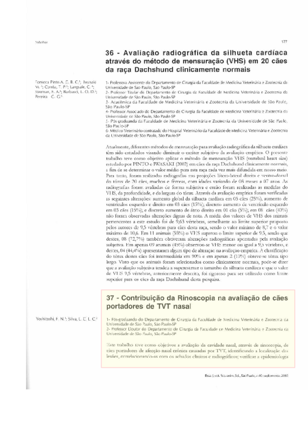 (PDF) Contribuição da Rinoscopia na avaliação de cães portadores de TVT ...