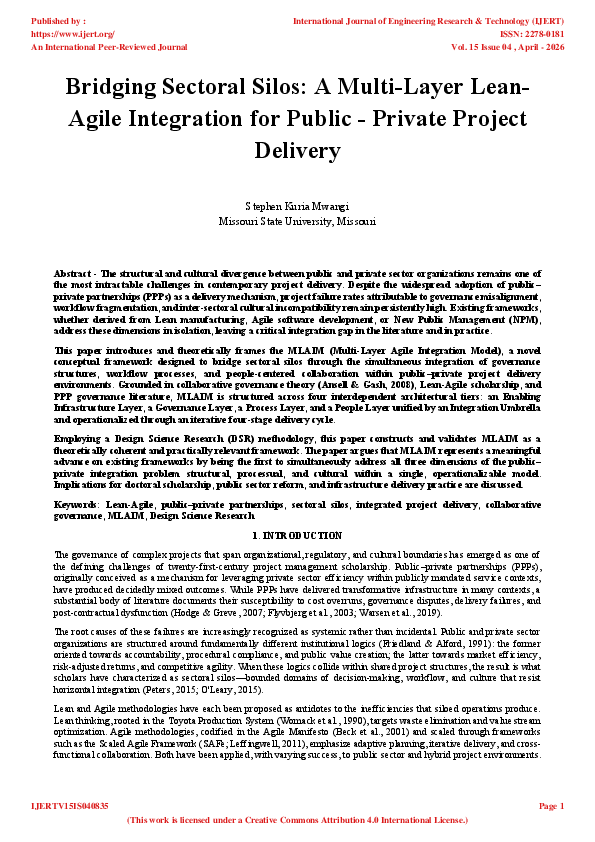 (PDF) Bridging Sectoral Silos: A Multi-Layer Lean-Agile Integration for ...