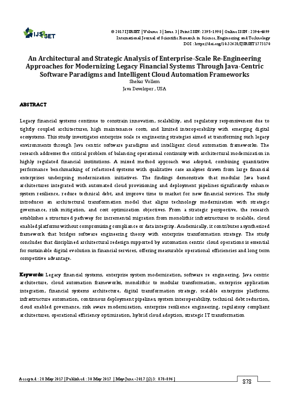 (PDF) An Architectural and Strategic Analysis of Enterprise-Scale Re ...