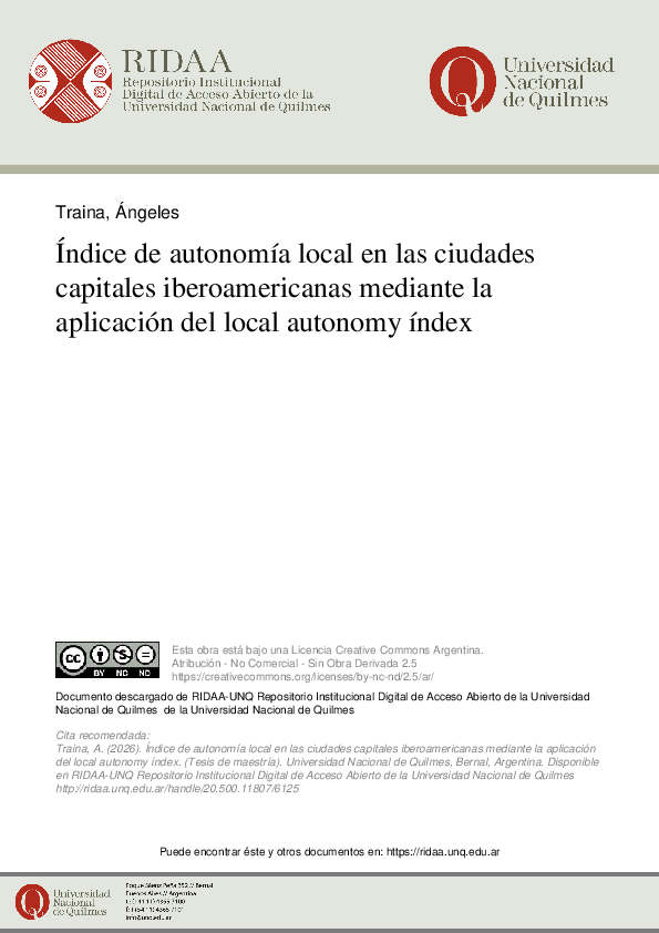 (PDF) Índice de autonomía local en las ciudades capitales ...
