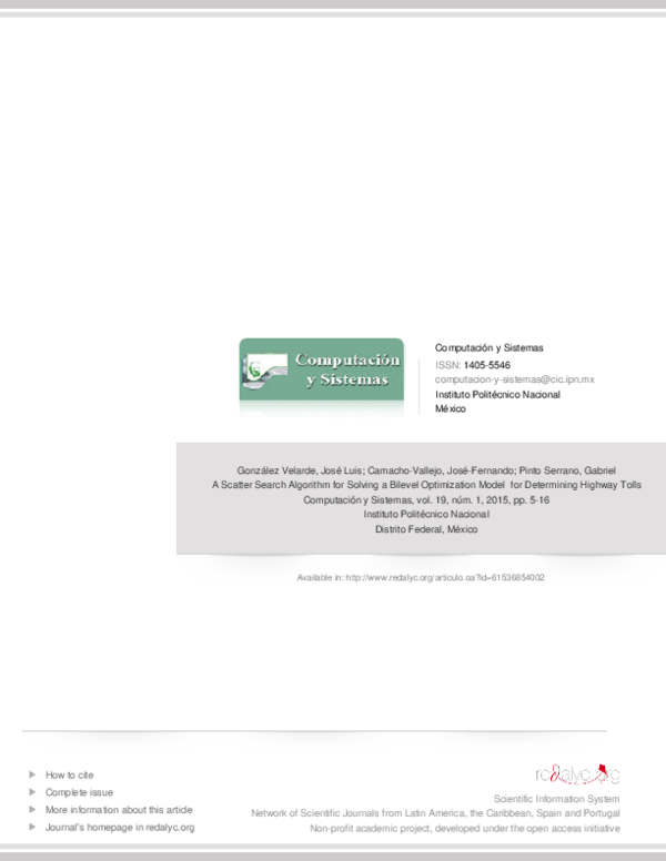 (PDF) A Scatter Search Algorithm for Solving a Bilevel Optimization ...