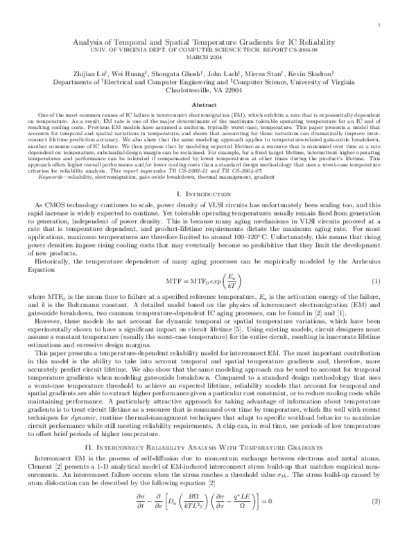 (PDF) Analysis of Temporal and Spatial Temperature Gradients for IC ...