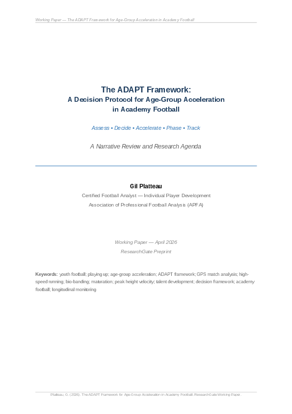 (PDF) The ADAPT Framework: A Decision Protocol for Age-Group ...