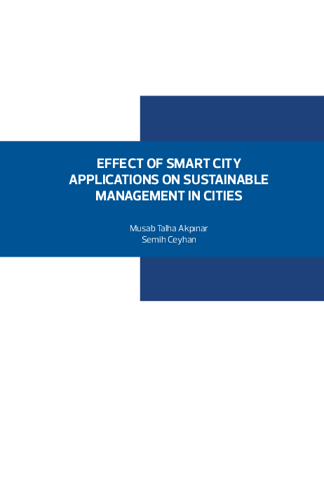 (PDF) Effect of Smart City Applications on Sustainable Management in Cities