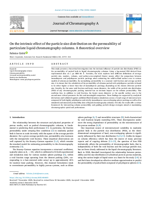(PDF) On the intrinsic effect of the particle size distribution on the ...