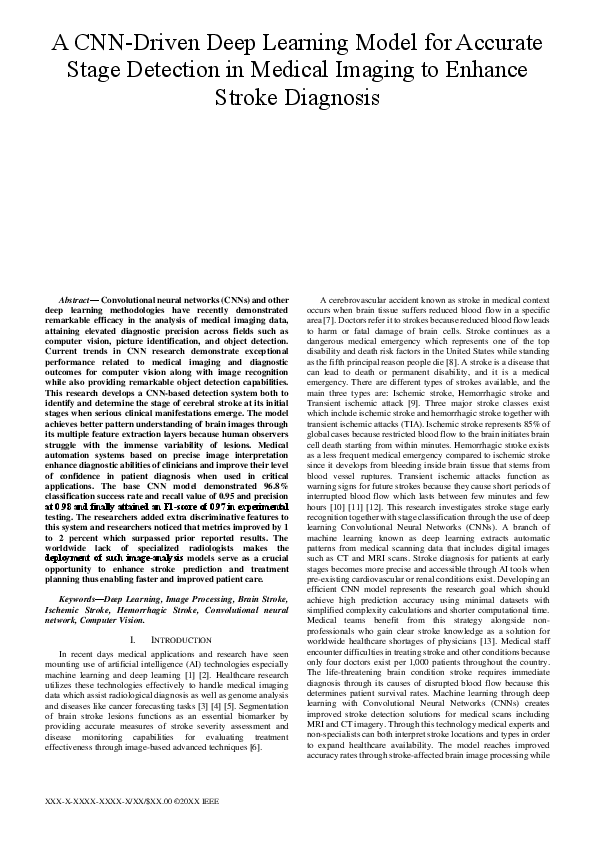 (PDF) A CNN-Driven Deep Learning Model for Accurate Stage Detection in ...