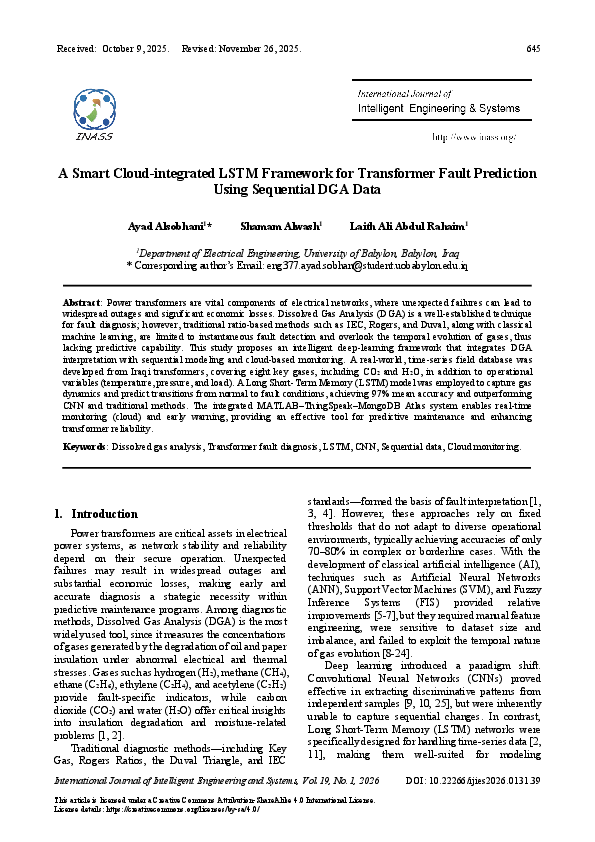 (PDF) A Smart Cloud-integrated LSTM Framework for Transformer Fault ...
