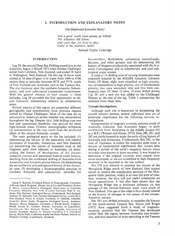 (PDF) Introduction and Explanatory Notes