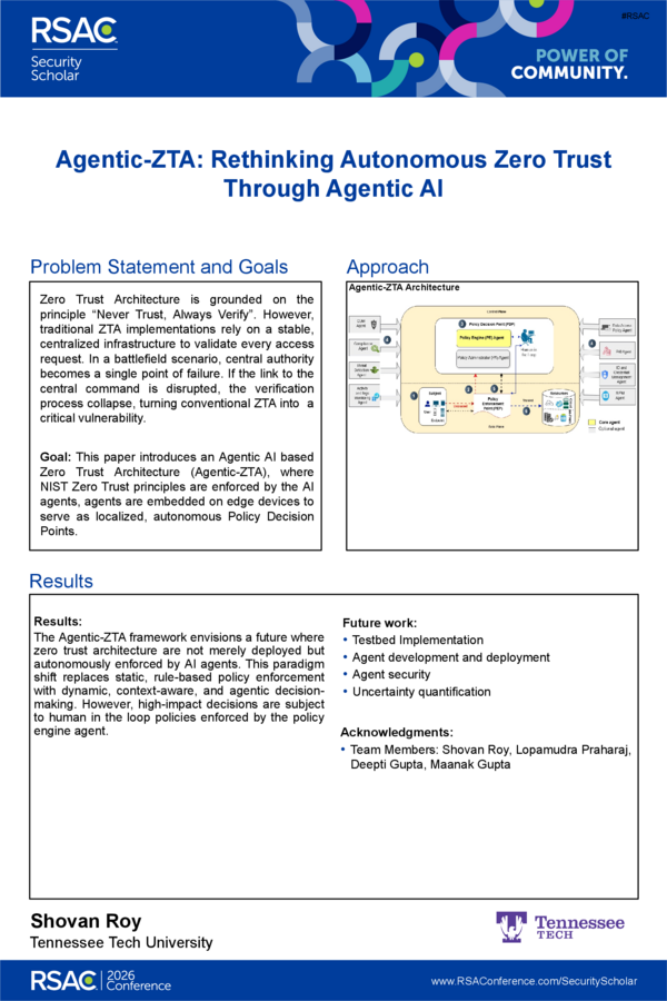 (PDF) Agentic-ZTA: Rethinking Autonomous Zero Trust Through Agentic AI