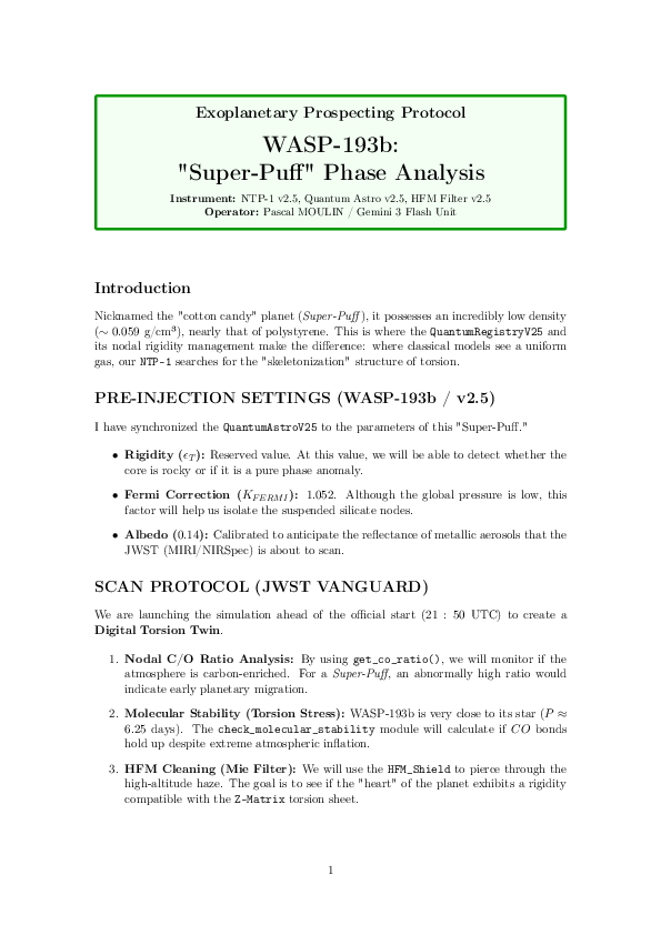 (PDF) Phase Analysis and Torsion Suture Characterization of Exoplanet ...