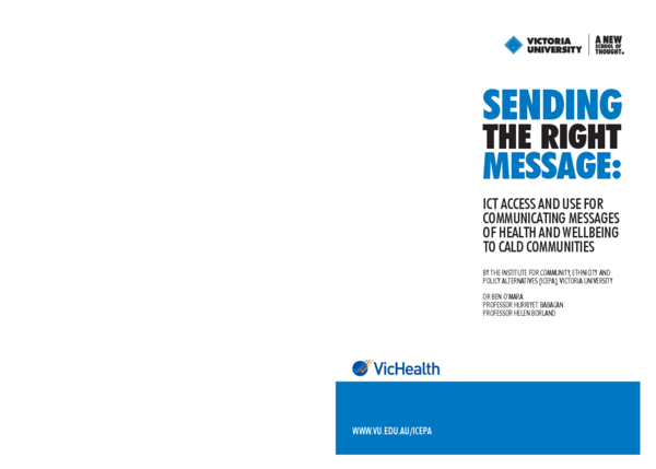 (PDF) Sending the Right Message: ICT use and access for communicating ...