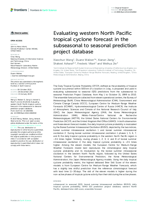 (PDF) Evaluating Western North Pacific Tropical Cyclone Forecast in the ...