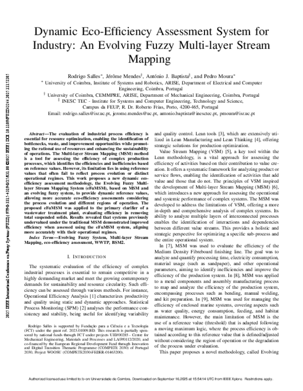 (PDF) Dynamic Eco-Efficiency Assessment System for Industry: An ...