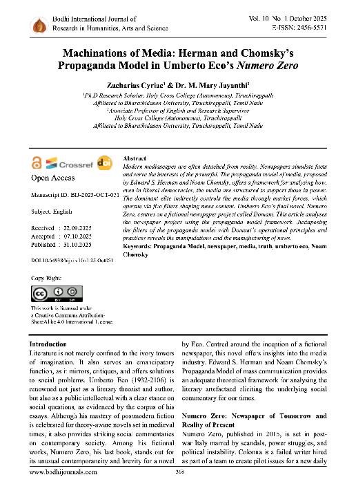 (PDF) Machinations of Media Herman and Chomsky’s Propaganda Model in ...