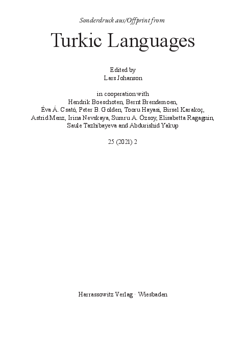 (PDF) Contact-induced change in the morphosyntax of Turkic in Boldaji ...