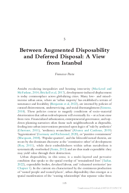 (PDF) Between Augmented Disposability and Deferred Disposal: A View ...