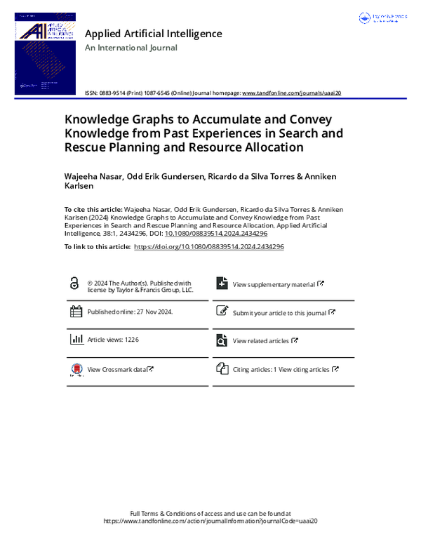 (PDF) Knowledge Graphs to Accumulate and Convey Knowledge from Past ...