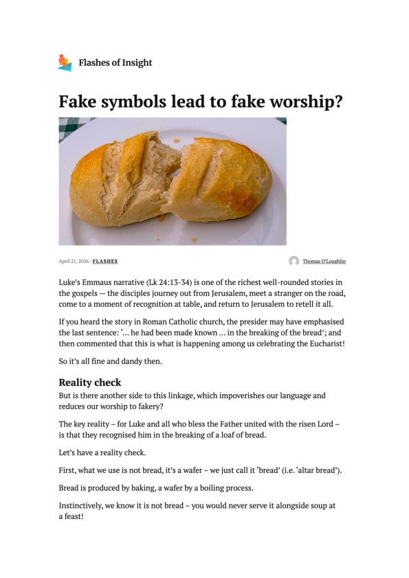 (PDF) Fake symbols lead to fake worship?