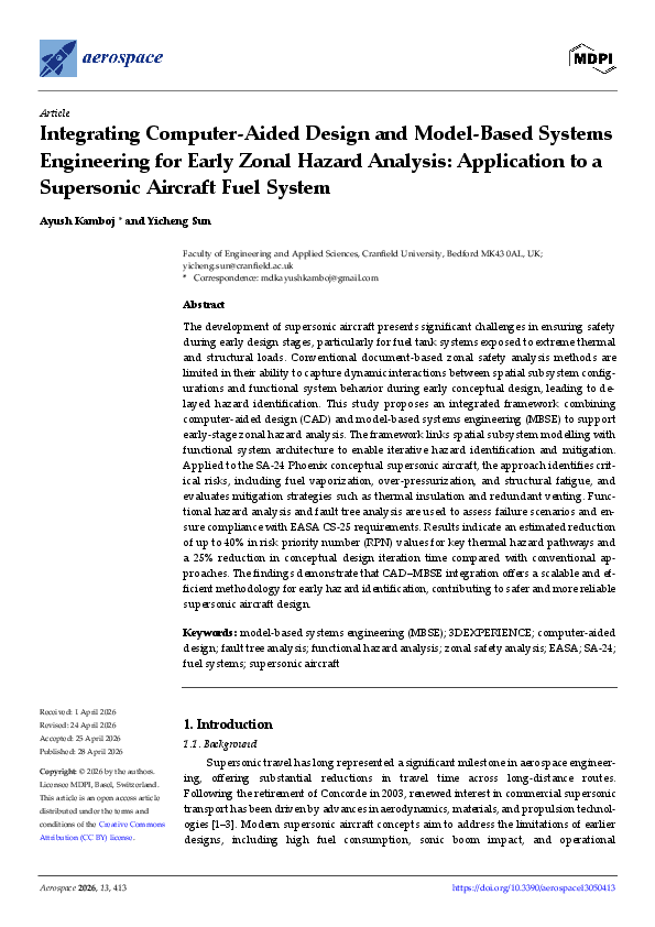 (PDF) Integrating Computer-Aided Design and Model-Based Systems ...